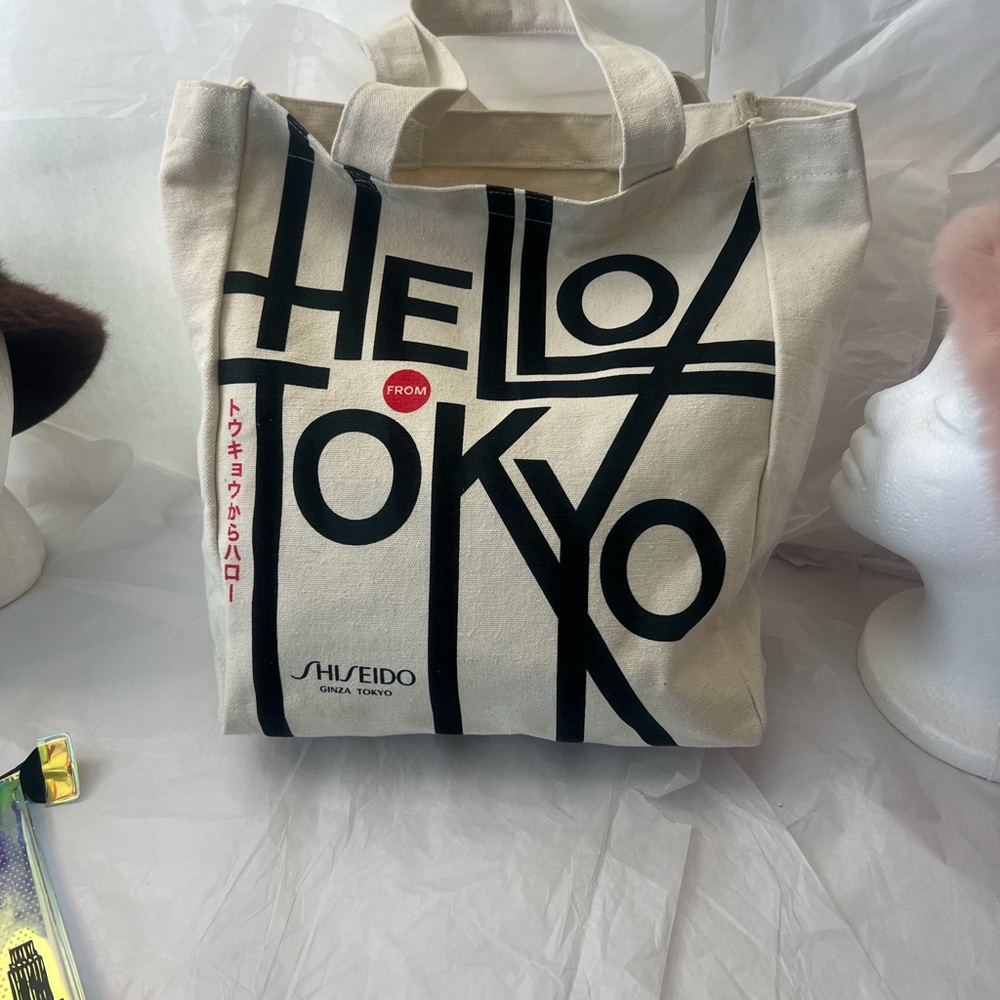 Shiseido Hello Tokyo Canvas Tote Bag